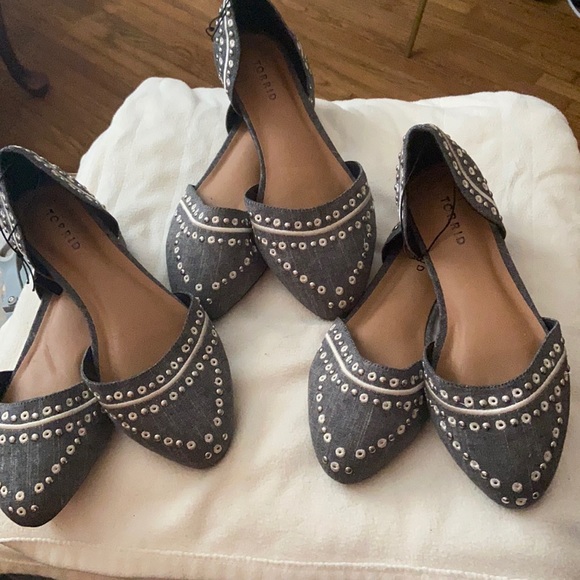 NWT Torrid Denim Flat Shoes - Picture 2 of 2